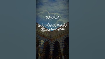 قَلَّ أَنْ كُنْتُمْ تُحِبُّونَ اللَّهَ |سورة أل عمران | على جابر تلاوة خاشعة