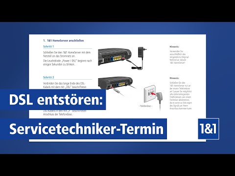 DSL entstören: Servicetechniker-Termin