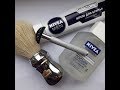 Бритье. Muhle R41, Personna, Nivea shaving cream, Nivea lotion, Omega 48