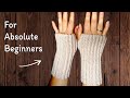 So easy cute crochet fingerless gloves