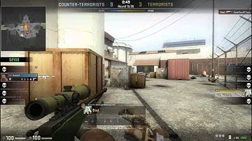 AWP 1v4 Clutch - CS:GO