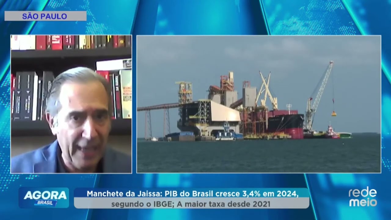 PIB cresce 3,4% em 2024 e fecha o ano em R$ 11,7 trilhões