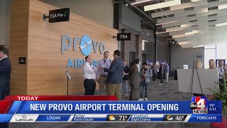 New Provo Airport terminal opening/Breeze Airways