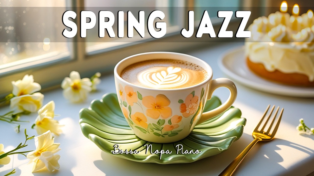 Spring Morning Jazz ☕ Relaxing Jazz Cafe Music & Fresh Bossa Nova for ...