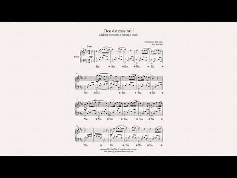 Beo Dat May Troi for Piano - Hai Mai