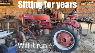 Farmall cub sitting for years. Will it run and drive?