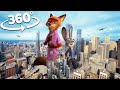 360° Zootopia2 : Nick Wildes &amp; Judy Hopps Movie Compilation ! | VR 8K