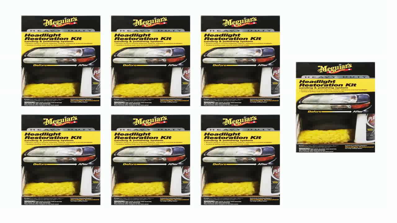 3M 39045 Headlight Renewal Kit with Protectant YouTube