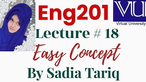 Lecture no 18 (Eng-201)#V.uShort Urdu Lecture With Sadia Tariq