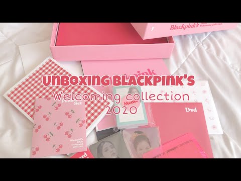 🍒🌷unboxing Blackpink's welcoming collection 2020🍒🌷