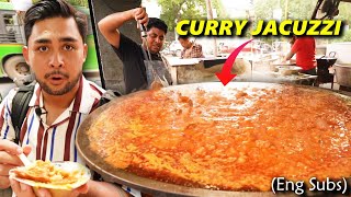 DAMBUHALANG CURRY JACUZZI sa INDIA! Hardcore Street Food Tour in INDIA?? Almost Died!