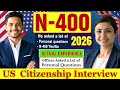 Actual Interview of U.S. Citizenship | N-400 Naturalization Interview #learnenglish #english #n400