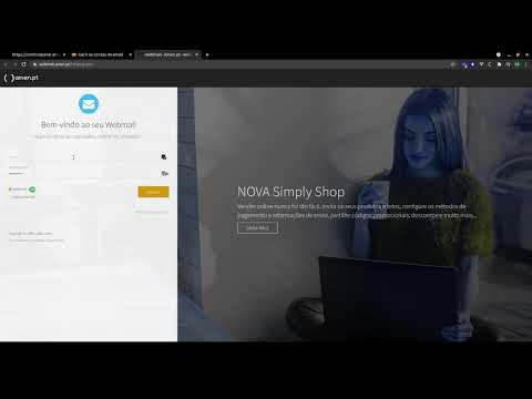 Tutorial - Create email on amen.pt