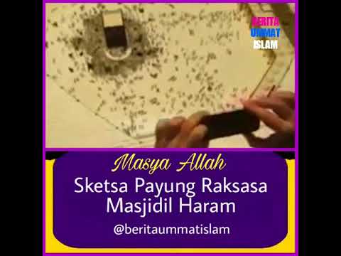 Masya allah sketsa  payung raksasa masjidil  haram  YouTube