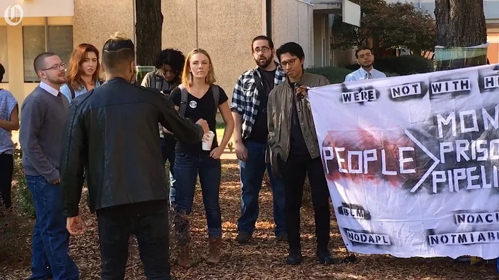 Customer 49 student group protests Trump election