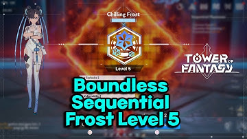 Boundless Sequential Phantasm Chilling Frost Level 5. Tower of Fantasy