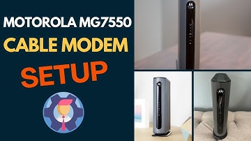 Motorola MG7550 Cable Modem Setup