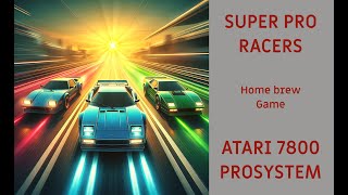 Going Grand Prix In Super Pro Racers [Atari 7800]