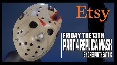 Etsy Friday the 13th Part 4 The Final Chapter Hockey Mask by CreepintheAttic