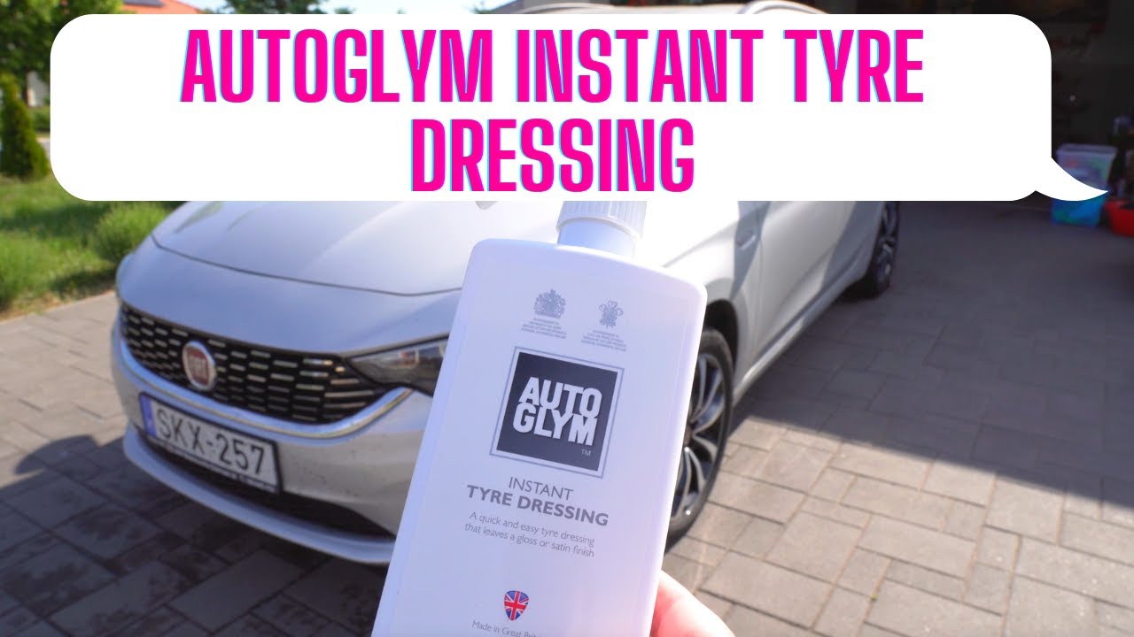 Autoglym Instant Tyre Dressing test
