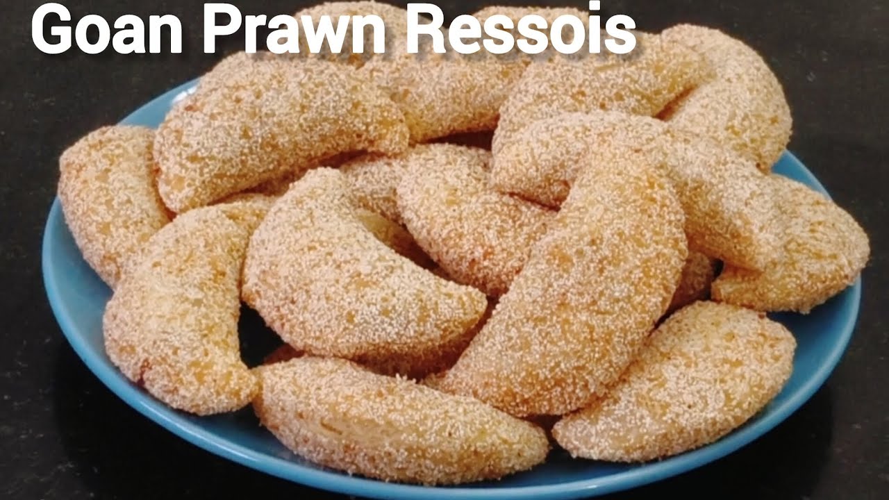 Goan Ressois | How To Make Goan Prawn Ressois Recipe | Shrimp Ressoles Recipe | Goan Party Snacks 