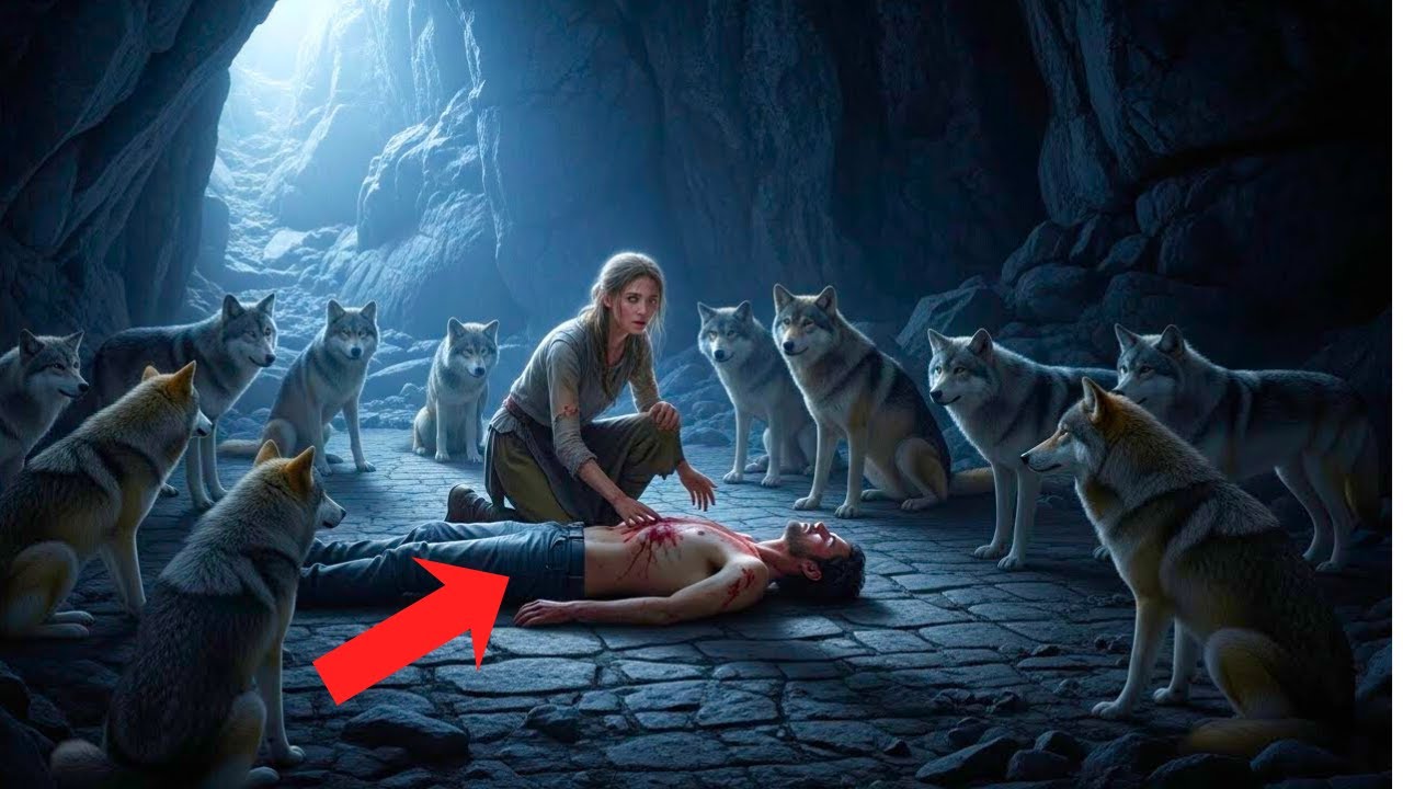 Omega rejetée a abrité douze loups dans une grotte – Au matin, le Roi Alpha la