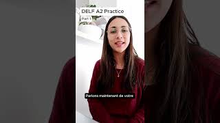 DELF A2 Practice - Speaking Test | Learn To French #shorts