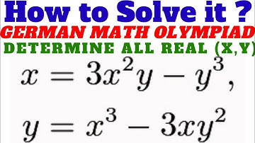 Math Olympiad Problem|SOLVE A NICE SYSTEM OF EQUATIONS FOR X&Y