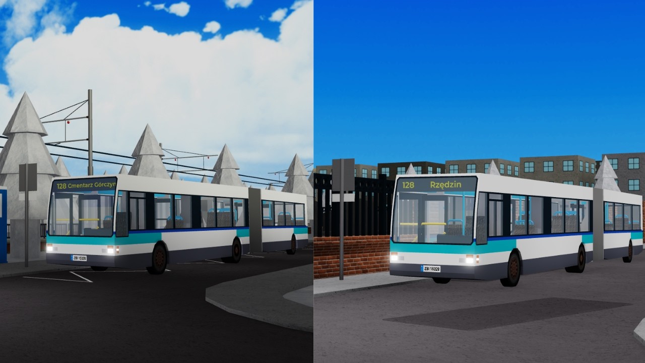 VanHool AG300 linia 128 | ROBLOX Nid's Buses & Trams