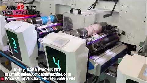 DABA Unit Type Flexo Printing Machine at 2025 Labelexpo Asia Shanghai