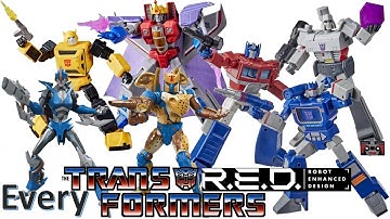 **see newer video** Every Transformers R.E.D. Robot Enhanced Design Comparison List