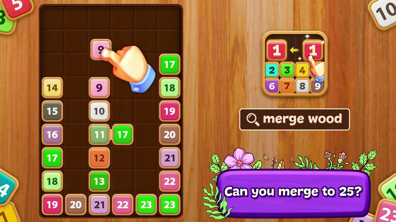 Merge Wood MOD APK cover