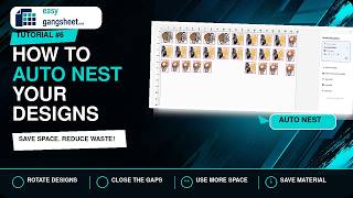 How to Auto Nest Your Designs | DTF Gang Sheet Builder Tutorial