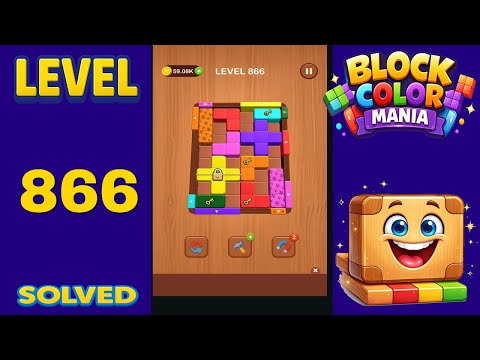 Block Color Mania – Level 866 | Fast & Clean Solution