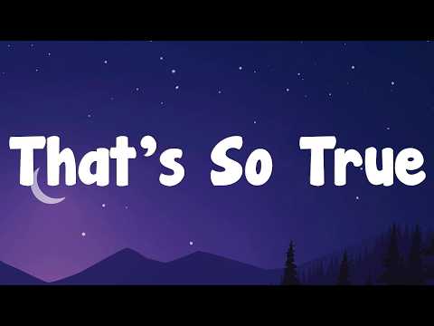 Gracie Abrams - That’s So True (Lyrics)