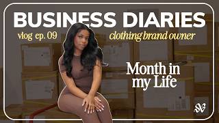 Running a Clothing Brand Solo ♡ Trademark Update, Coaching Calls & Orders