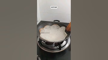 Appam With coconut Milk | Indian Breakfast #shorts #food #appam #foodie