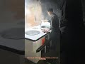 First Use of a Modern Smokeless Wood Stove