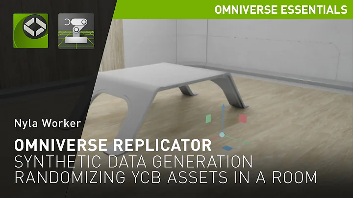 NVIDIA Omniverse Replicatorを使ったYCBアセットの部屋内ランダム化