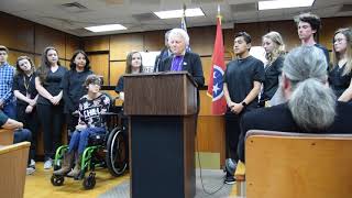 Johnson City Mayor Jenny Brock kicks off Healthy Tennessee Challenge, March 8