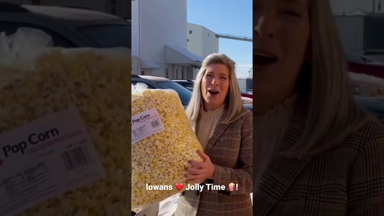 Jolly Time Popcorn is a family owned, locally-sourced business that employs 180 Iowans! 🌽🍿