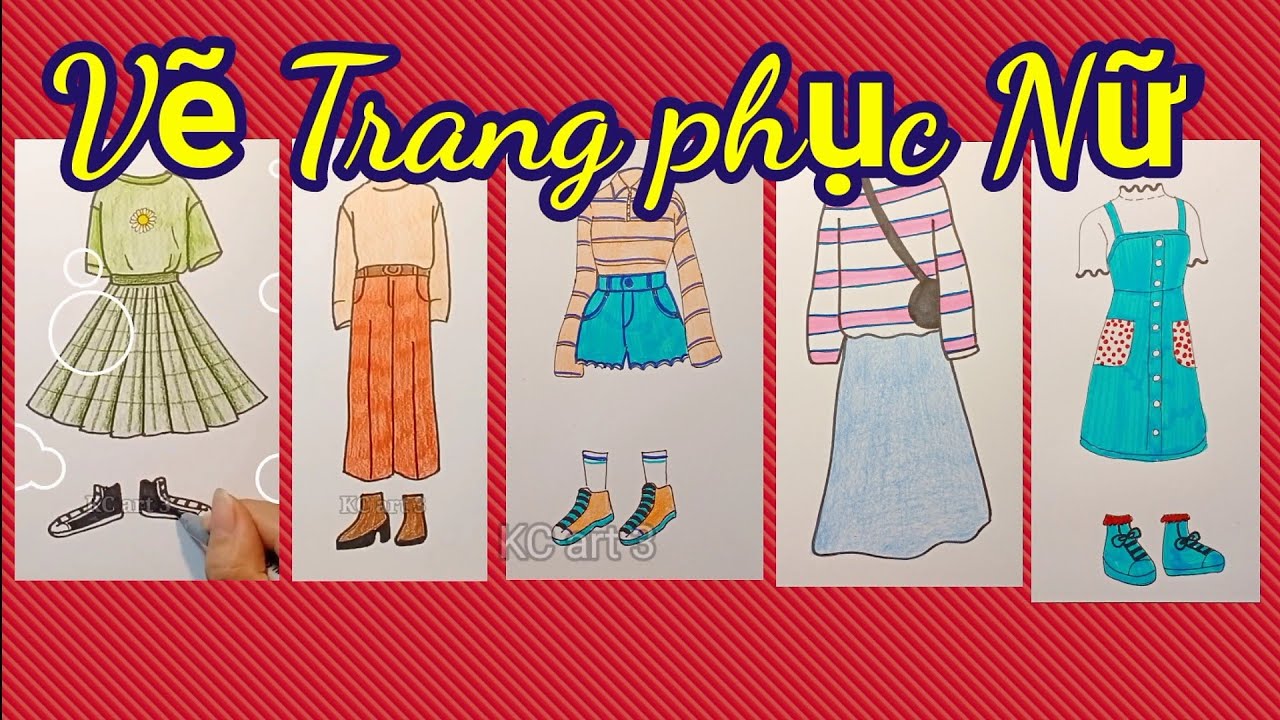 Vẽ thời trang, trang phục yêu thích, bạn đang tìm kiếm điều gì đó đặc biệt để thỏa mãn niềm đam mê của mình? Hãy khám phá các bức tranh về những bộ quần áo, váy đầm, phụ kiện được vẽ tỉ mỉ và công phu. Bạn sẽ cảm thấy mình bị cuốn hút bởi những chi tiết tuyệt đẹp của những bộ trang phục ngộ nghĩnh và thời trang.