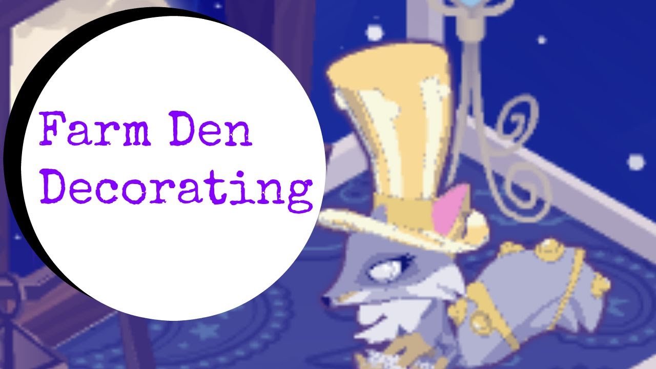 Animal Jam: Speed Decorating The Farm Den - YouTube