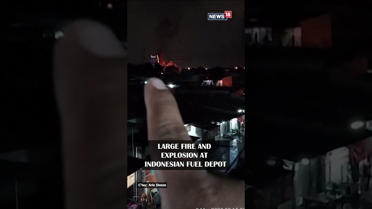 Indonesia News | Deadly Fire At Indonesian Fuel Depot | Indonesia Fire News | 
