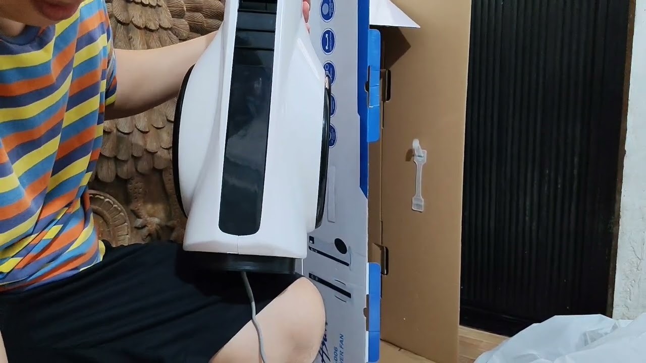 Unboxing My Asahi Tower Fan: Because My Electric Fan Just Gave Up on Life 😭