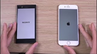 Sony Xperia XZ1 Compact vs iPhone 8 - Speed & Camera Test!