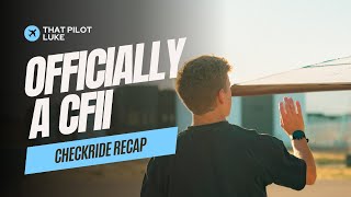 My LAST checkride in flight school -- Officially a CFII