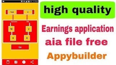Thunkable/appybuilder free high quality points app .aia file to earn money