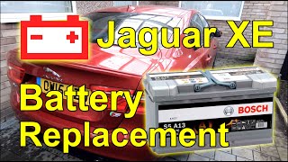 HOW TO: 2015 Jaguar XE flat battery replacement