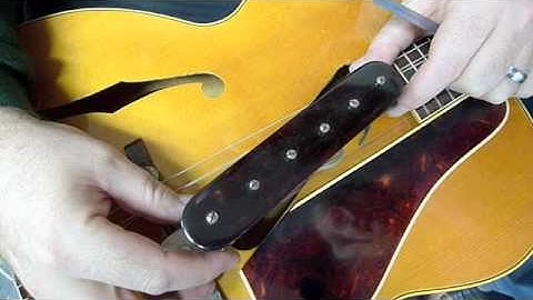 RARE - 1940 - GIBSON - ES 300 a cool video on this rare guitar...